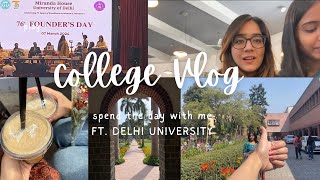 Delhi University Vlogs Miranda House Vlogs Founders Day🏫 College Vlog [upl. by Daht50]