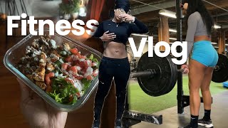 Fitness VLOG Intense workouts  What I eat in a day  New Gym [upl. by Orin]