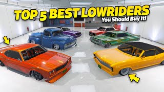 Top 4 Nicest Lowriders in GTA Online [upl. by Arral]