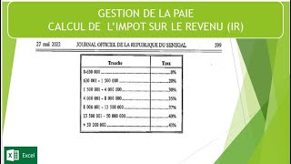 COMMENT CALCULER LIMPOT SUR LE REVENU AVEC LE NOUVEAU BAREME [upl. by Nylsor]