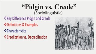 Pidgin and Creole in Sociolinguistics Urdu amp Hindi Pidgin and Creole Examples Linguistics [upl. by Persson]