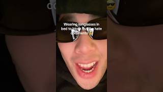 Haters Gonna Hate haters hater haterproof sunglasess funny jokes relatable youtibeshorts [upl. by Annawit858]