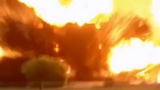 Moment Texas fertiliser plant exploded injuring hundreds caught on camera [upl. by Bax]