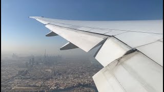 AMAZING VIEW Early morning departure Dubai to Chicago [upl. by Uah]