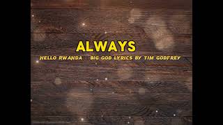 Big God lyrics  Tim Godfrey X Fearless Community ft Anderson [upl. by Peace]