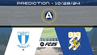 Malmö FF vs IFK Goteborg  Prediction  2024 Allsvenskan  EA FC 25 [upl. by Suravaj]