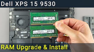 Dell XPS 15 9530 RAM Upgrade amp Install StepbyStep DIY Guide [upl. by Lionel]