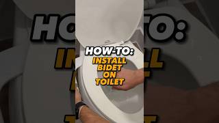 HOWTO Install a retrofit bidet on your existing toilet💦 BidetInstallation BathroomUpgrade DIY [upl. by Yhtur]