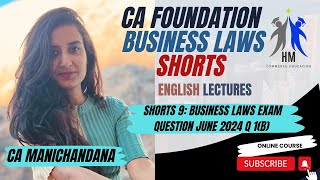 Business Laws Exam Question  Q1b June 2024 and Exam Prep Motivation [upl. by Sink382]