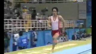 Hiroyuki Tomita JPN  Vault TF  Athens Olympic Games 2004 [upl. by Husch]