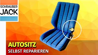 Autositz selbst reparieren [upl. by Lednar914]