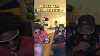 Kai Cenat and Kodak Freestyle 😂 kai kodak kodakblack [upl. by Hsenid]