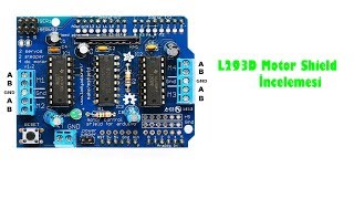 L293D Motor Sürücü Shield  L293D Motor Driver Shield [upl. by Celestyn]