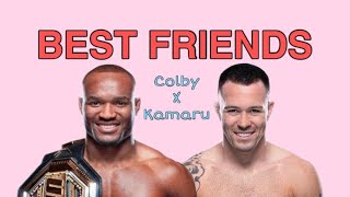 Colby Covington and Kamaru Usman become best friends [upl. by Nama]