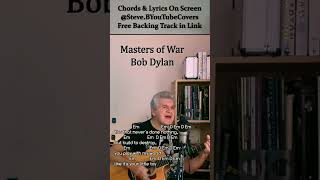 Masters of War  Bob Dylan  a protest song from the 60s  but still relevant today [upl. by Ytissac]