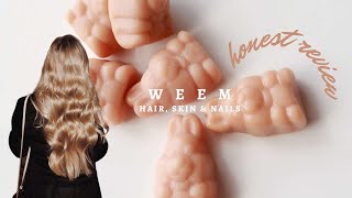 WEEM review  Hair skin amp nails gummy vitamins [upl. by Idieh]