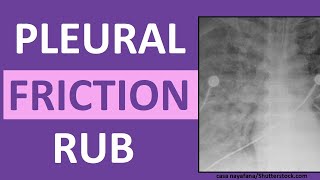 Pleural Friction Rub Lung Breath Sounds Abnormal [upl. by Cirad771]