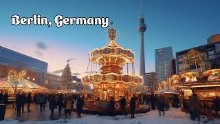 Berlin Weihnachtsmarkt Alexanderplatz ▶︎21min [upl. by Dranreb]