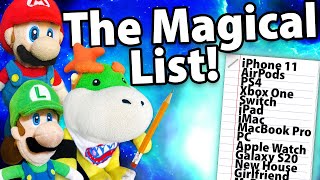 Crazy Mario Bros The Magical List [upl. by Halstead]