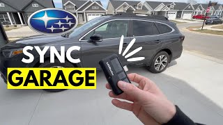 Subaru Garage Door Opener Programming Homelink [upl. by Caddric823]