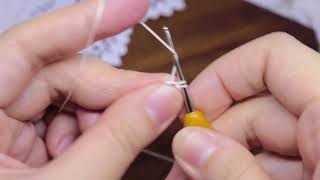 how to crochet magic circle  magic loop [upl. by Kathlene]