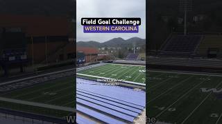 Field goal challenge WESTERN CAROLINA westerncarolina football collegefootball fcs catamounts [upl. by Monteith141]