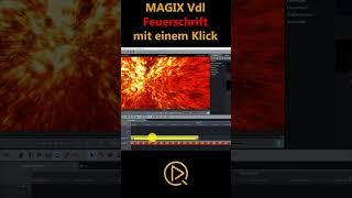 MAGIX Video deluxe  Feuerschrift mit einem Klick [upl. by Zehe]