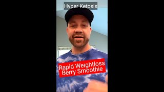 HyperKeto Berry Smoothie Recipe [upl. by Ainesej]