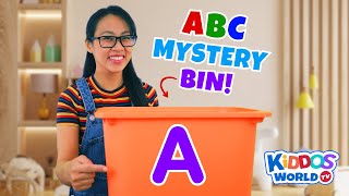 Learning The English Alphabet Mystery Bin  Teaching ABC Letters to Kiddos [upl. by Ynaffit492]