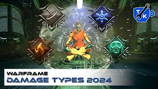 All damage types explained 2024  Warframe [upl. by Ahsienek]