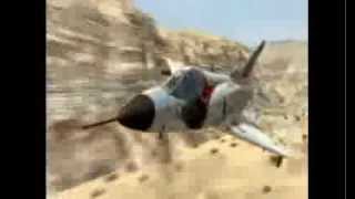 Epic dog fight Israeli Air Force  Mirage vs Hunter [upl. by Eeleimaj]