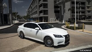 Lexus GS 350 on 20quot CSS 16 Lexani Wheels [upl. by Arhsub41]