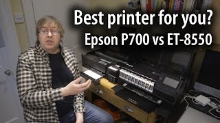 Best printer Epson ET 8550 or SC P700  which A3 printer is best for you [upl. by Yraeg]