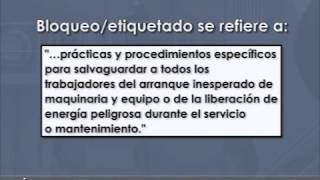 Lockout Tagout Spanish Version Training Video [upl. by Golanka586]