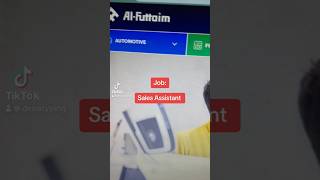 Sales Assistant Job in Al Futtaim Company Al Ain uaejobs shorts video deiratyping traveltence [upl. by Eladnek]