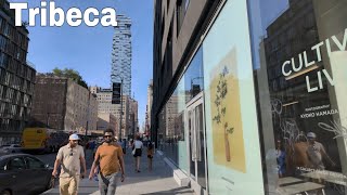 Tribeca New York City Walking Tour Summer of 2024 [upl. by Annayak]