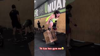 Ye kya hua achanak😂fitnessfortjpr funny ytshorts ytshortsindia [upl. by Kovacev]