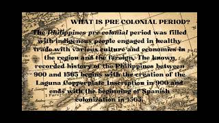 The pre colonial period of the Philippines 21ST REPORT [upl. by Ardnazil]