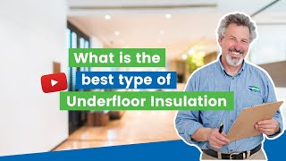 What is the best type of underfloor insulation  by ecoMaster [upl. by Iturk]