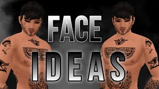 Avakinlife Male Face CreationAvakin face Ideas for BoysAvakinlife Face Scales Tutorial [upl. by Ahseid]