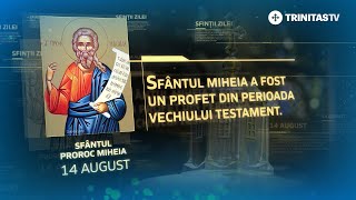 Sfântul Proroc Miheia – 14 august Sinaxar [upl. by Rebmat]