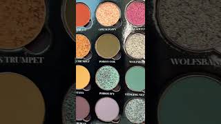 Bella Beaute Bar Poision Garden Palette Swatches tangirlfriendlymakeupreviews [upl. by Maillil]