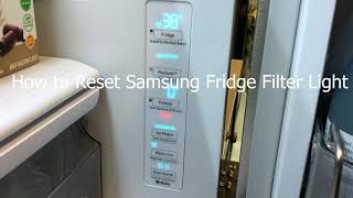 How to Reset Samsung Fridge Filter [upl. by Greyson880]