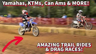 Hatfield McCoy TRAILFEST 2023 Hundreds of SXSs Dirtbikes and Quads RIP  Rockhouse Trails [upl. by Arundell]