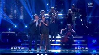 Lotta Engberg and Christer Sjögren  Dont let me down Melodifestivalen 2012 [upl. by Llireva]