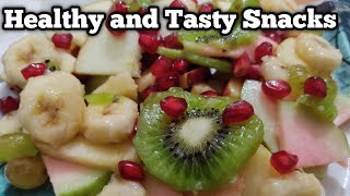 healthy and tasty snacks recipes  Easy Fruits Chaat  evening snacks recipes [upl. by Eliathan]