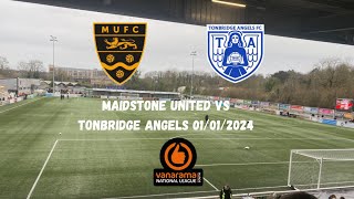 NEW YEARS DAY MISERY  Maidstone United 20 Tonbridge Angels 01012024 [upl. by Yim]