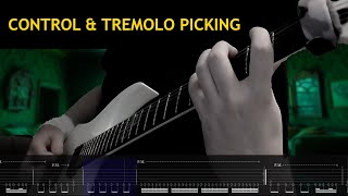 Control and Tremolo Picking Rhythm Workout [upl. by Lapides791]