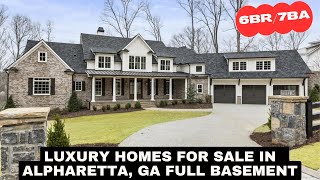 Alpharetta GA Homes For Sale  2024 Tours Of Atlanta Ga Homes For Sale [upl. by Nosahc337]