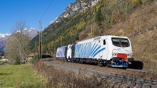 Zugverkehr auf der Brennerbahn  Ferrovia del Brennero  Lokomotion RTC Trenitalia ÖBB [upl. by Pomcroy945]